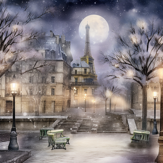Paris in winter 2