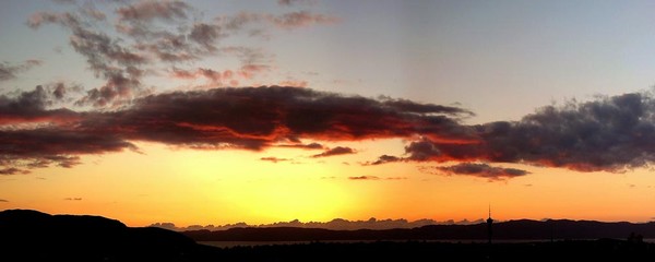 Sunset of Trondheim