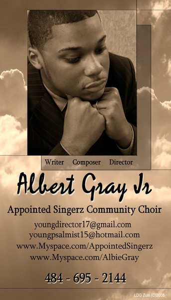 Albert Gray Jr Talented Anointed and Appointed