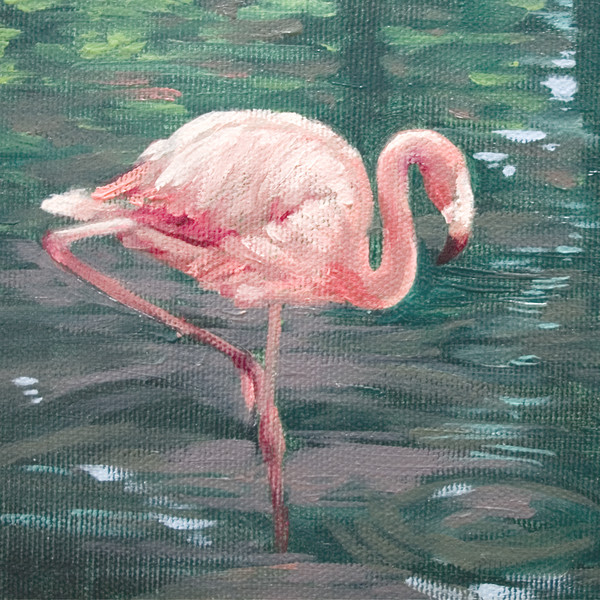 Mini Flamingo Tile