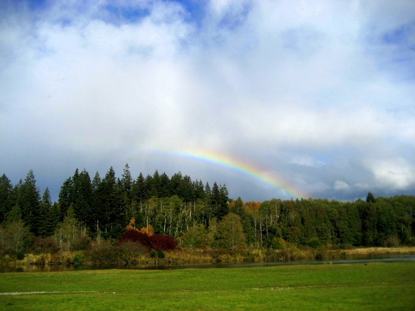 Rainbow over the River