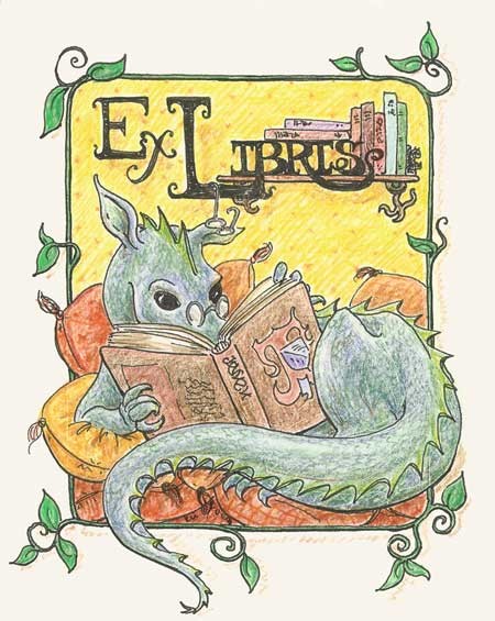 Ex Libris: book label