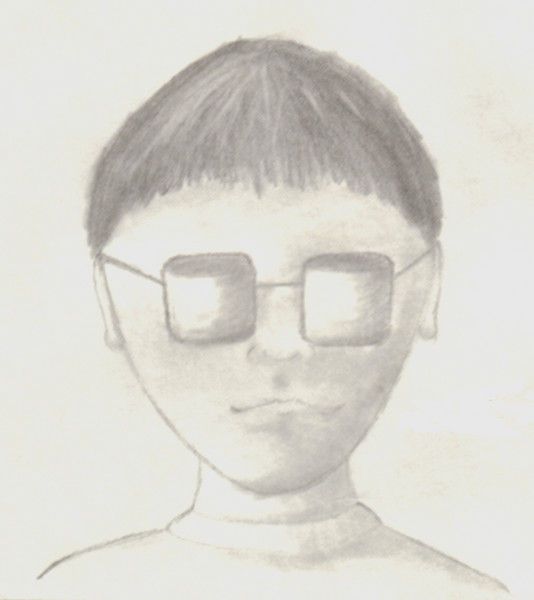 Boy with Marshmallow Glasses