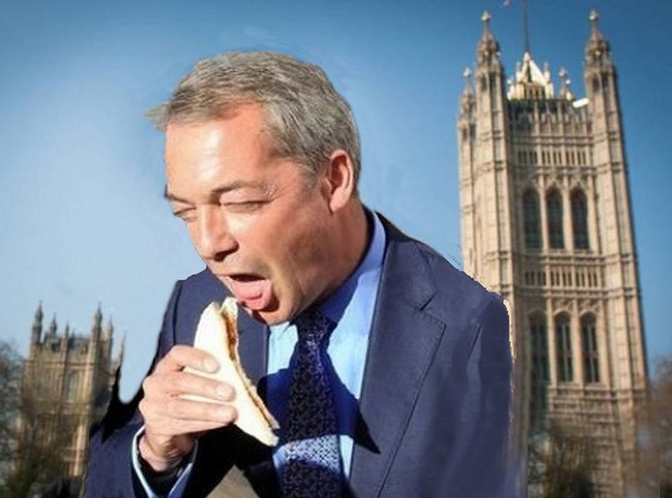 NIGEL FARAGE “Unsafe Food Ambassador supremo”