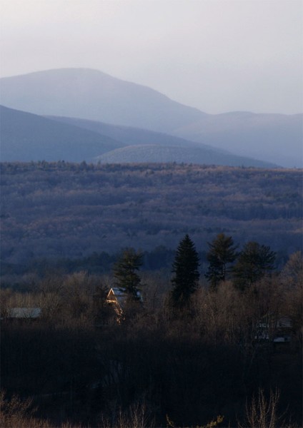 Snow Squall in Middle Catskills