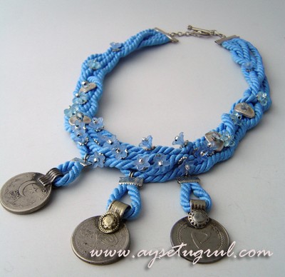 Soft Blue Necklace