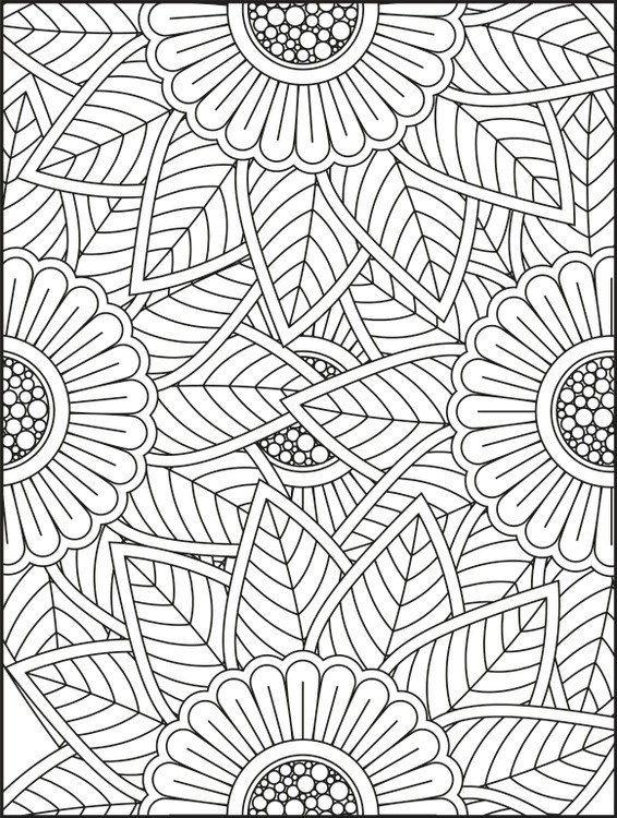 Abstract Coloring Pages 7