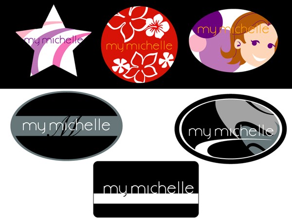My Michelle logo and tags