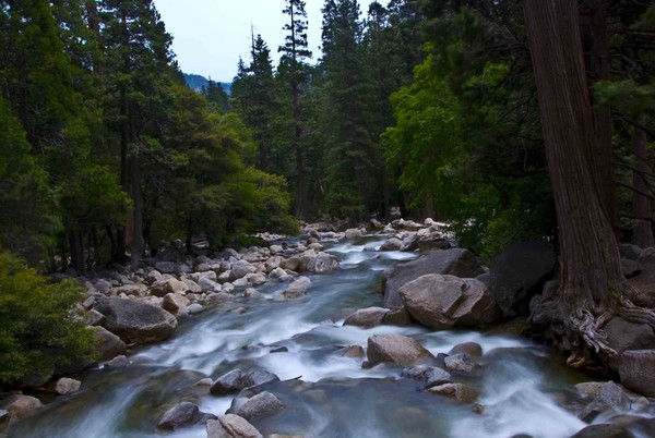 Glossy river