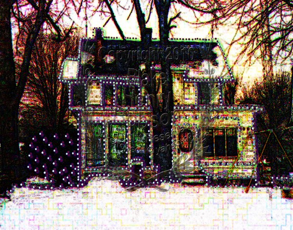 Christmas House Art e