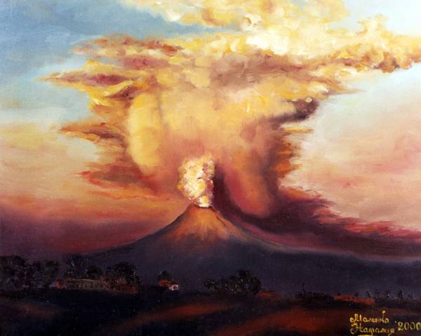 Volcano Popocatepetl, Mexico