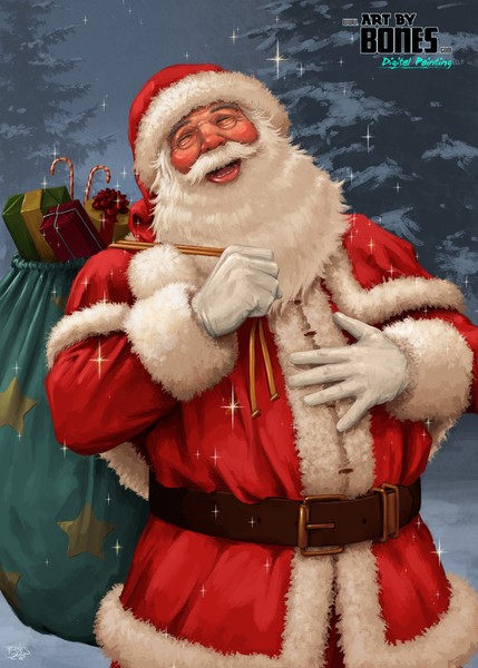 Laughing Santa