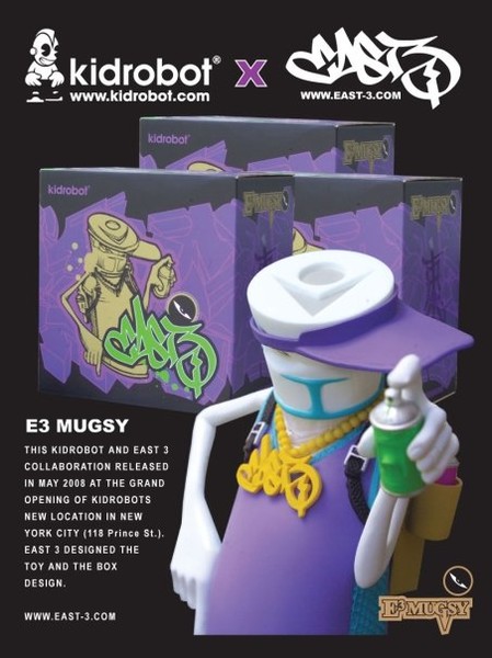 E3 Mugsy Figure by East3 x Kid Robot