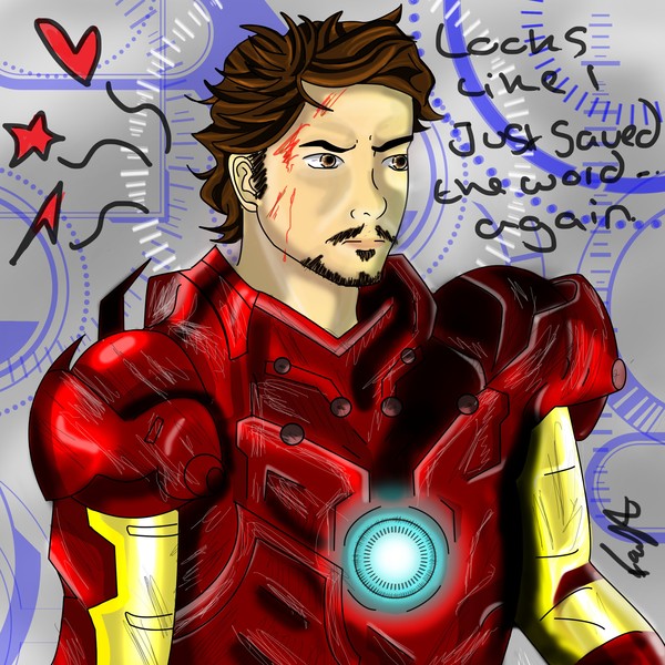 Iron man/ Tony Stark Coloured