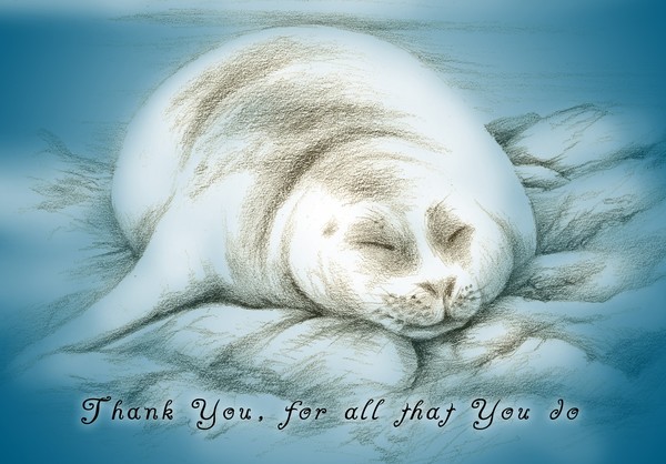 Snoozy, Thank You (Print, Poster)