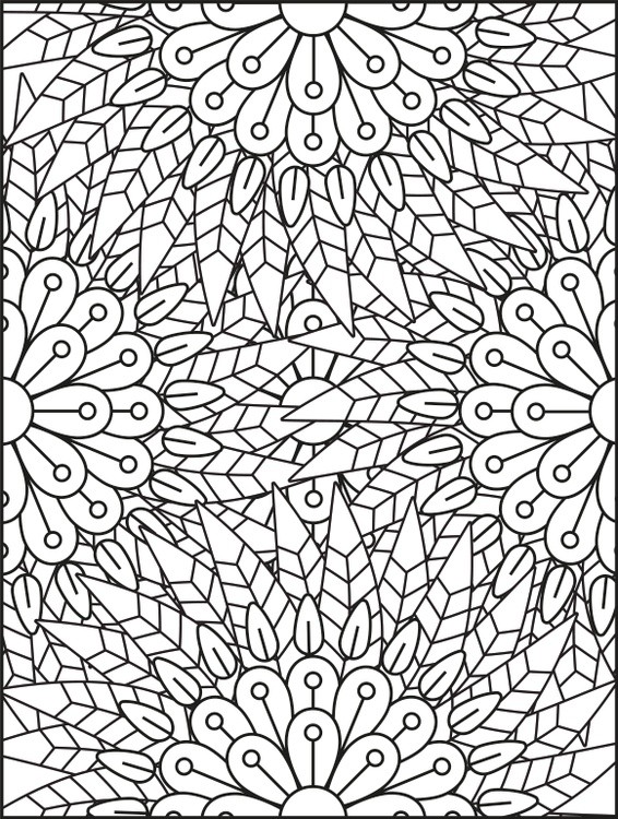 Abstract Coloring Pages 5