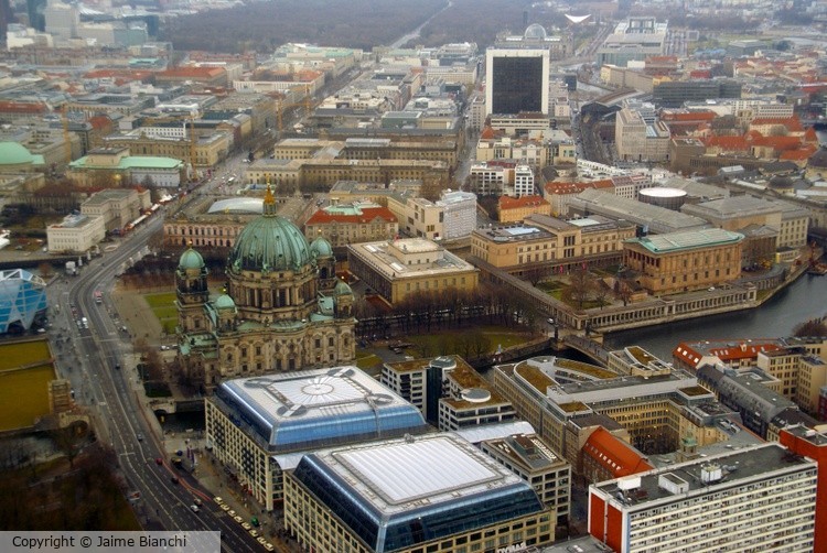 Birdseye view of Berlin