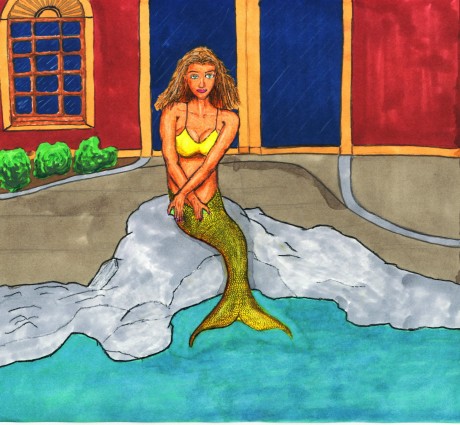 Mermaid Poolside