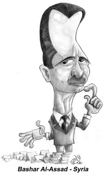 Bashar Al-Assad by Tamer Youssef