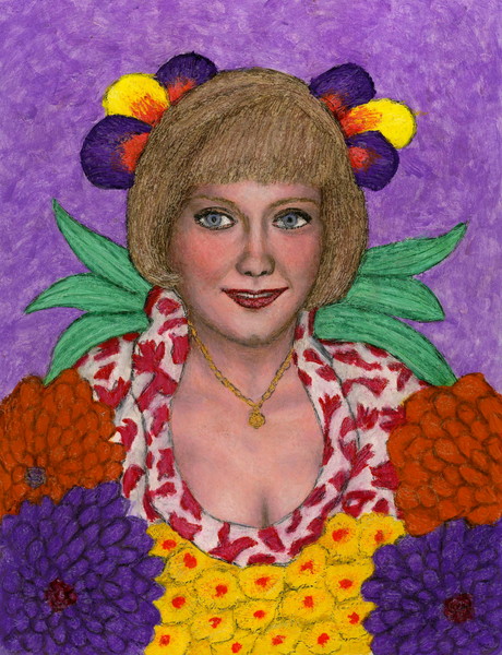 Jacqueline Ellis Flower Portrait