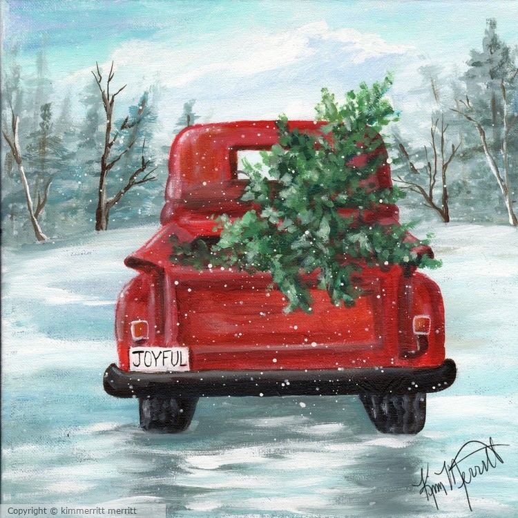 Red Truck Winter