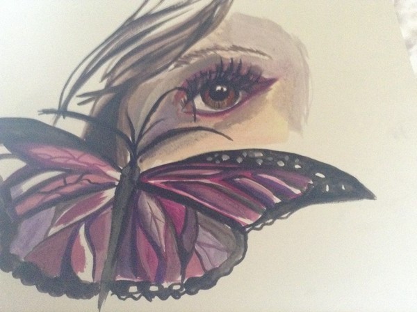 Butterfly lady