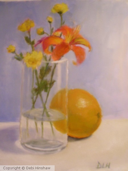 Orange and Flowers