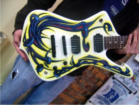Custom Airbrushed Guitar