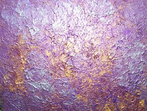 Silver/Gold/Purple Textured Abstract