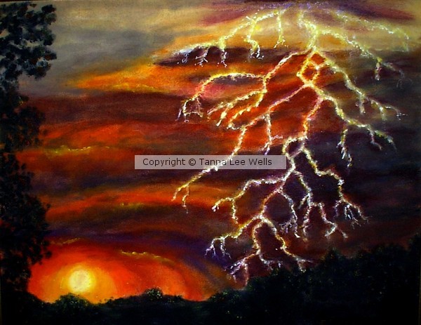 Lightning at Sunset SOLD