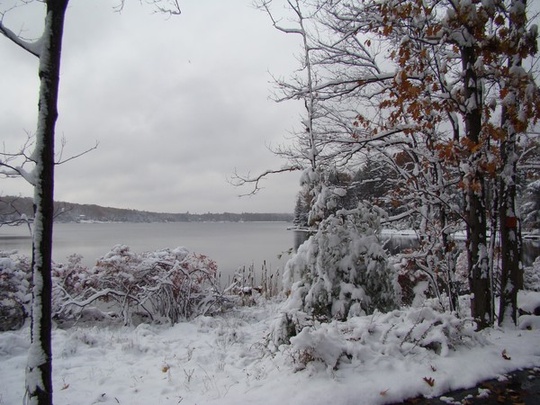 first lake snow