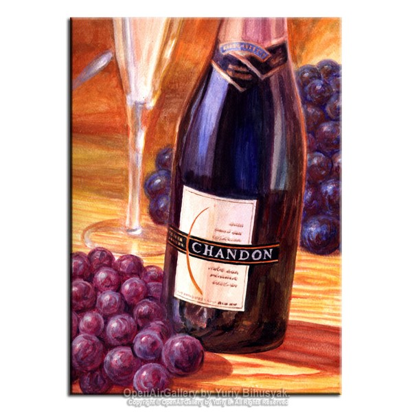 Domain Chandon and grapes By Yuriy B.