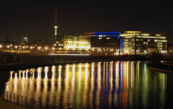 Berlin city lights