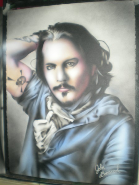 Johnny Depp Painting