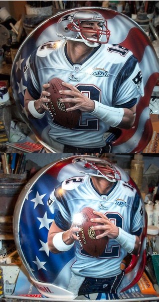 Tom Brady SB 39 Helmet...