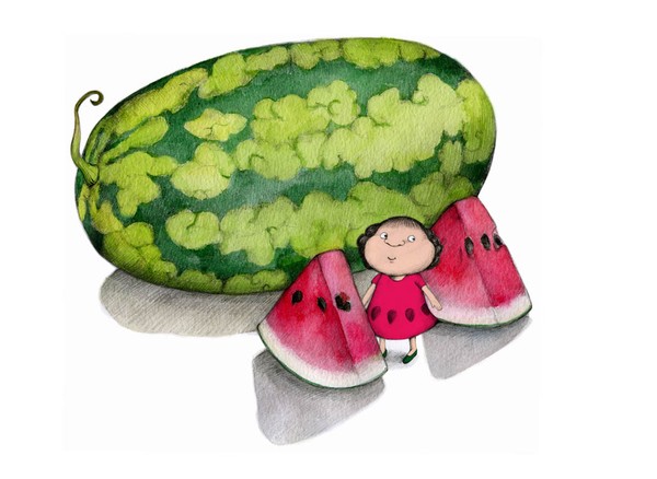 pretending - watermelon