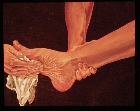 Washing the Disciple's feet