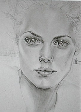 Sketch of young woman