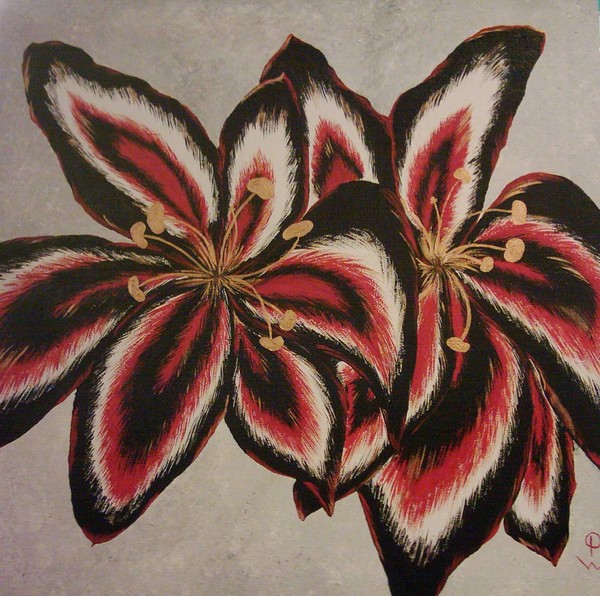 Lily black and red