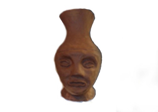 African head pottery