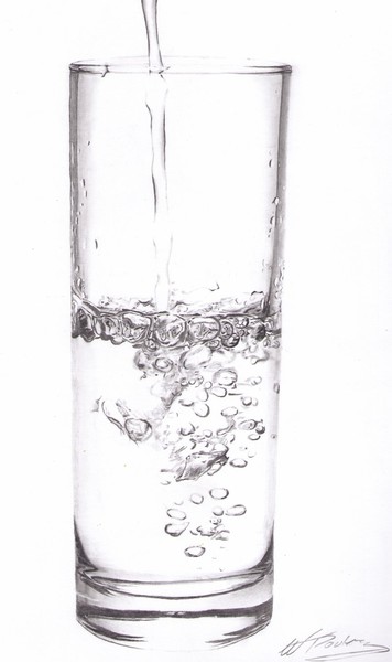 Glass of water