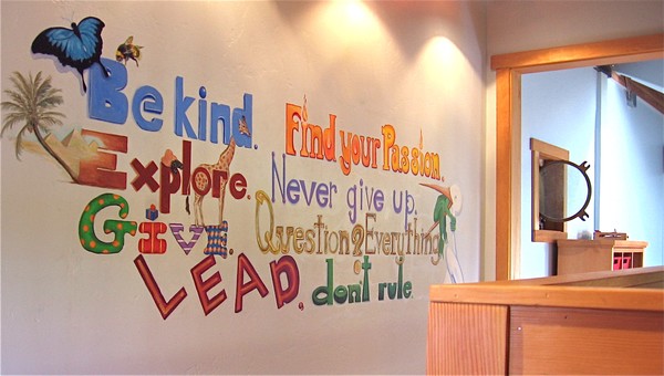 Finished Children's WORD mural