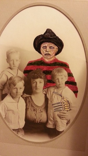 Freddy Krueger altered photograph