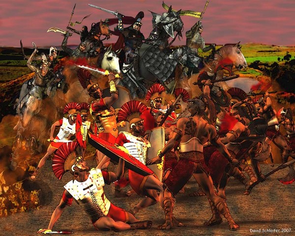 Battle at Hadrian's Wall