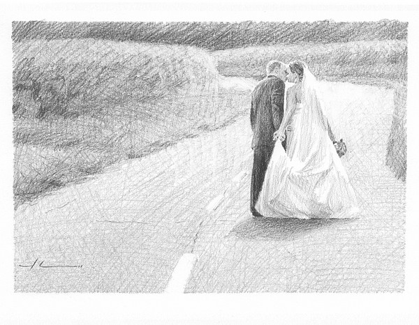 newlyweds drawing