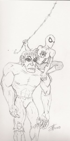 spidey and hulk