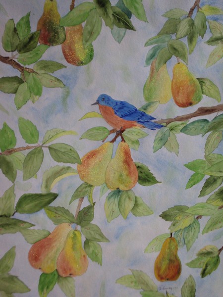 Bird In A Pear Orchard