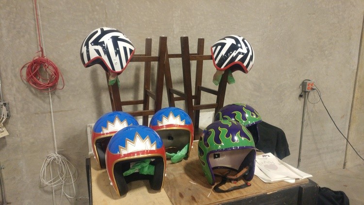 Motor cycle helmets