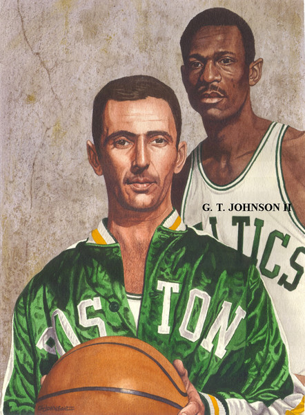 Bob Cousey and Bill Russell