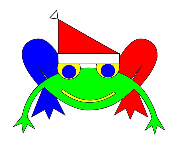 Frederic the Frog whishes you a Merry Christmas
